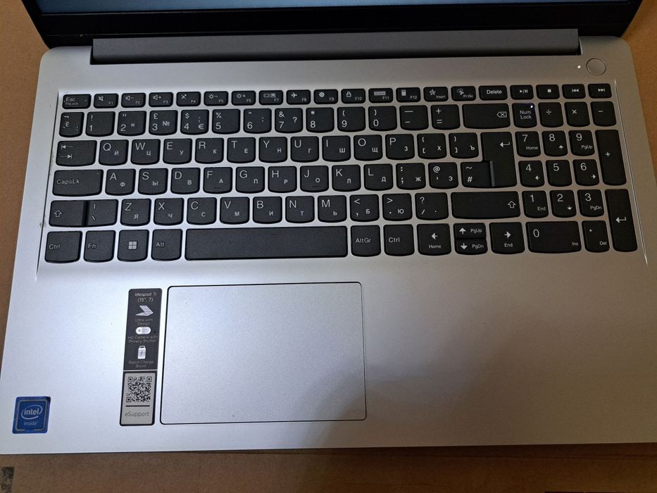 Ноутбук Lenovo IdeaPad 1 15IGL7.
Оперативка 8Gb.
SSD 256Gb.
Процессор