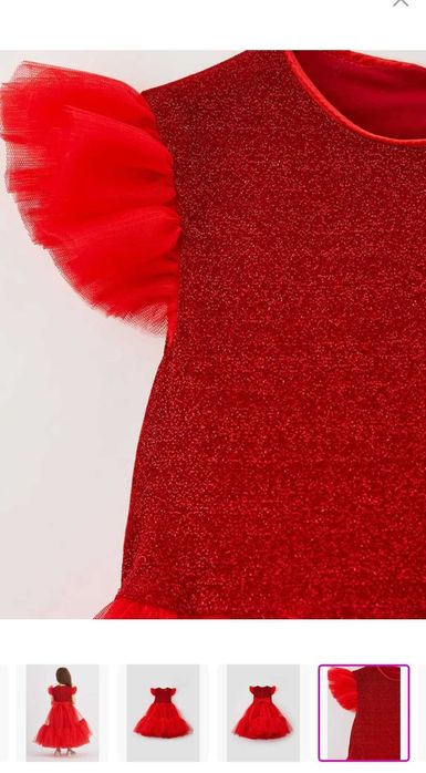 Платье нарядное для девочки 110-116