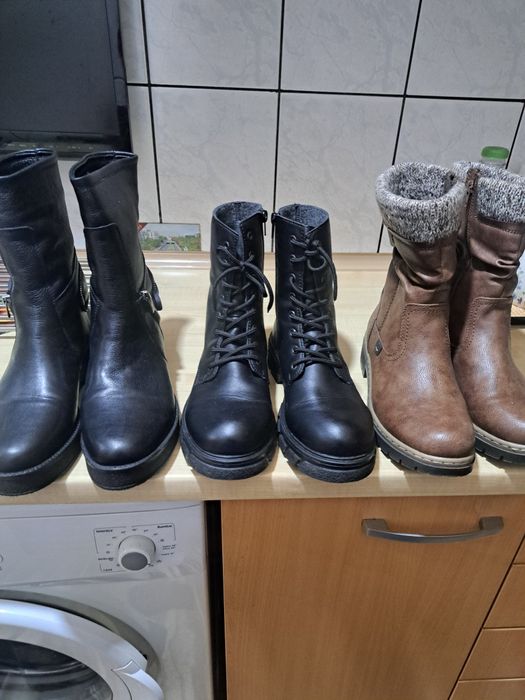 Ghete dama ,diferitd firme ,masura 40,culoare negru si maro