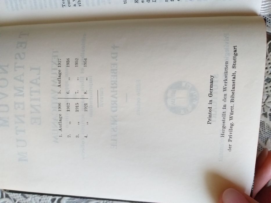Novum Testamentum Latine