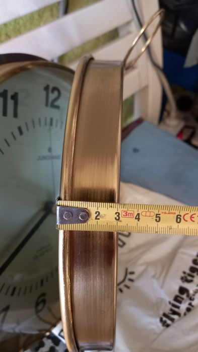 Стар Немски часовник, JUNGHANS,Astra quartz комплект с огледало 1970гд