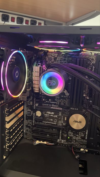 Carcasă PC nouă + RAM + placă video MSI