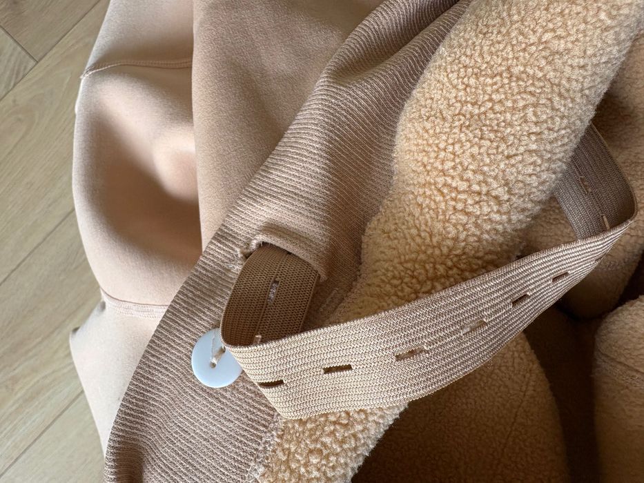 Зимен клин за бременни в телесен цвят