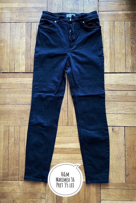 Blugi talie inalta H&M marimea 36 S