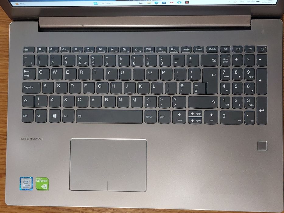 Laptop Gaming Lenovo i5 8250u 1,6Ghz/3,4Ghz, 8GB, 240GB SSD, Nvidia MX150 4GB GDDR5, Win11, Office 2024