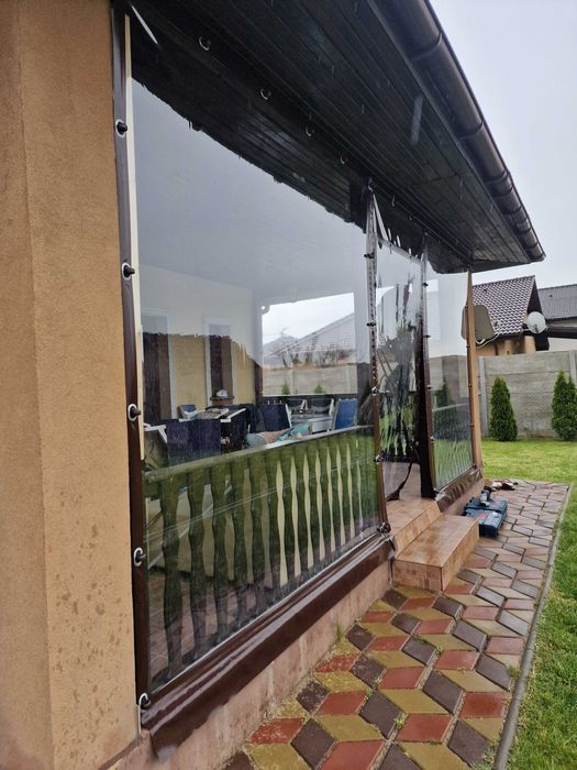 Pereti anti vant - folii inchidere terasa