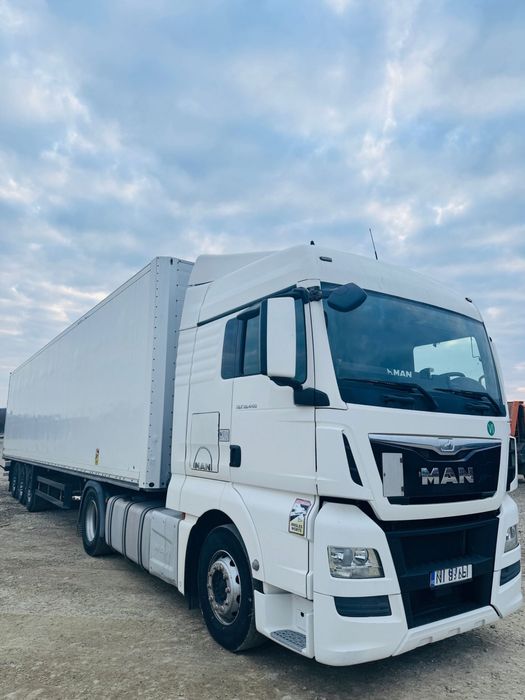 Vand Man TGX 18.440 Euro6 + remorca schmitz box