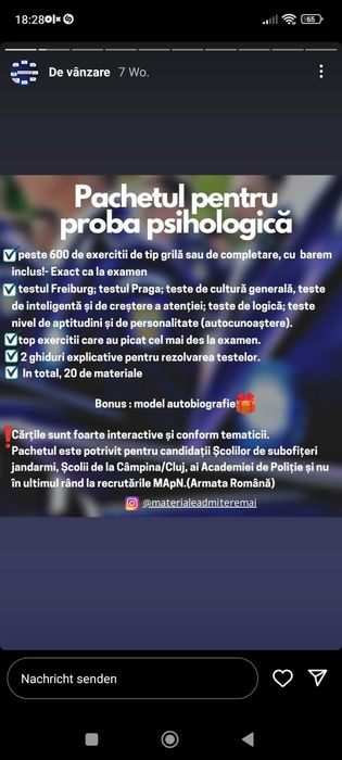 Teste psihologice admitere ANP, politie, armata,