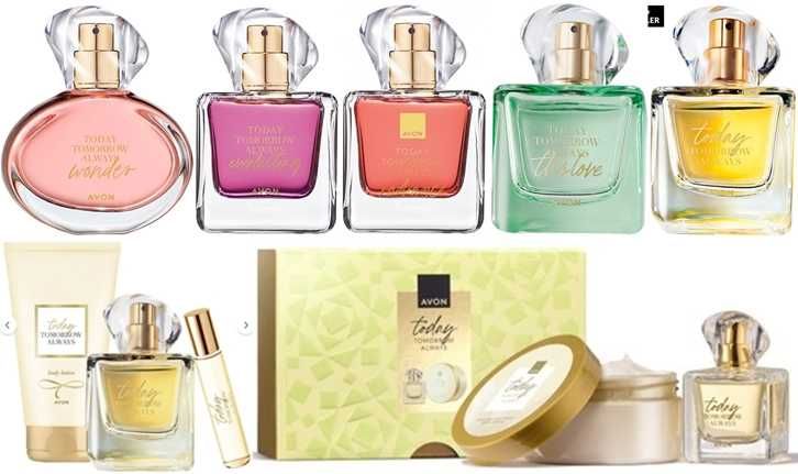 Налични парфюми, тоалетни води  от Avon, Oriflame