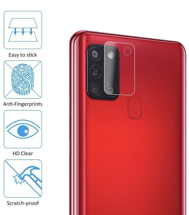Folie sticla securizata de camera Samsung Galaxy A21s, A41, A71