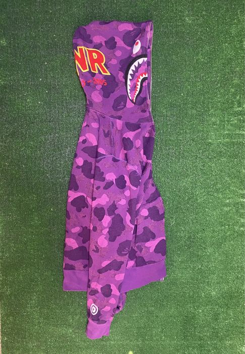 Hanorac Bape Shark PONR Jacquard Purple Camo