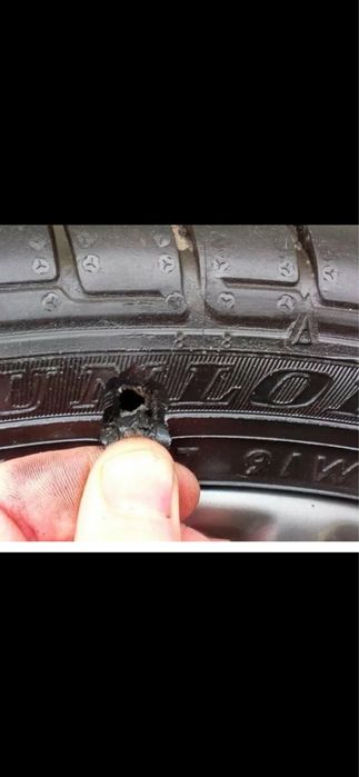 Ремонт шин боковых порезов