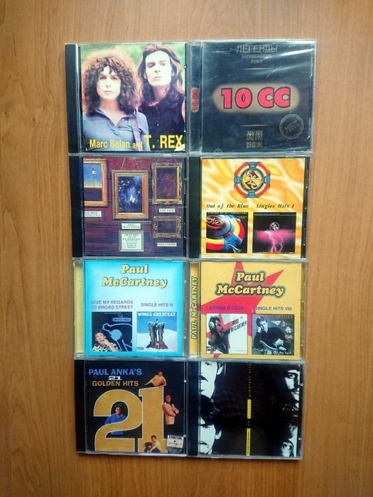 CD диски (зарубежные группы и исполнители)