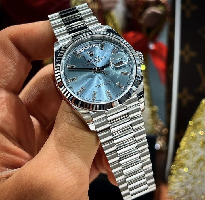 Rolex Day-Date Platinum Baguette 40mm