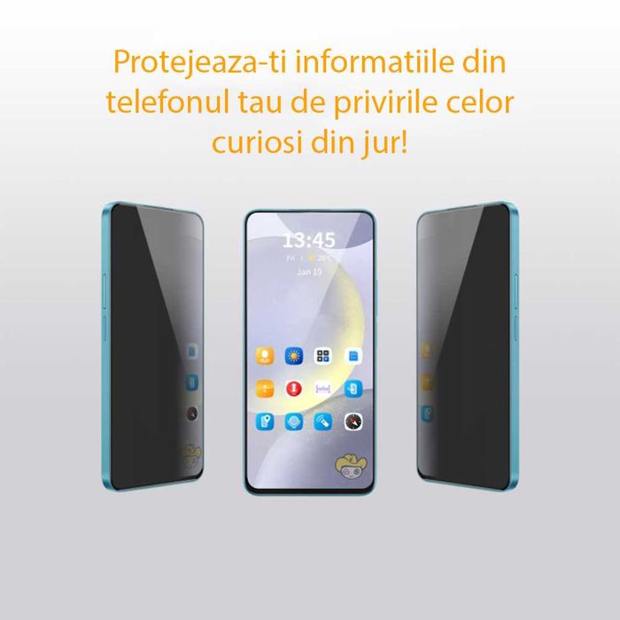 Folie Premium Silicon Privacy Mata Ecran pentru orice model de telefon