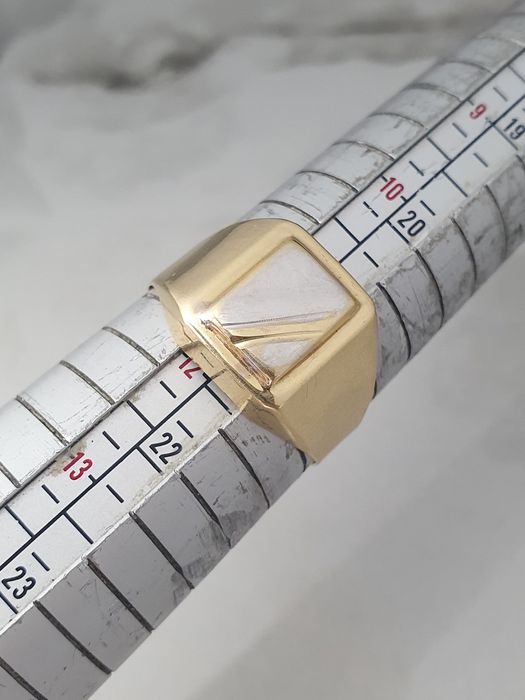 Ghiul bărbătesc din aur de 14K – mărimea 66, gramaj 3,15 g