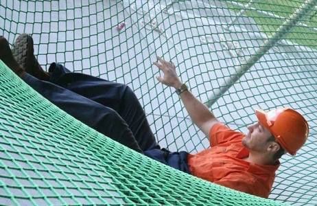 Сетка строительный фасадов ловушка ЗУС для безопасности защитная