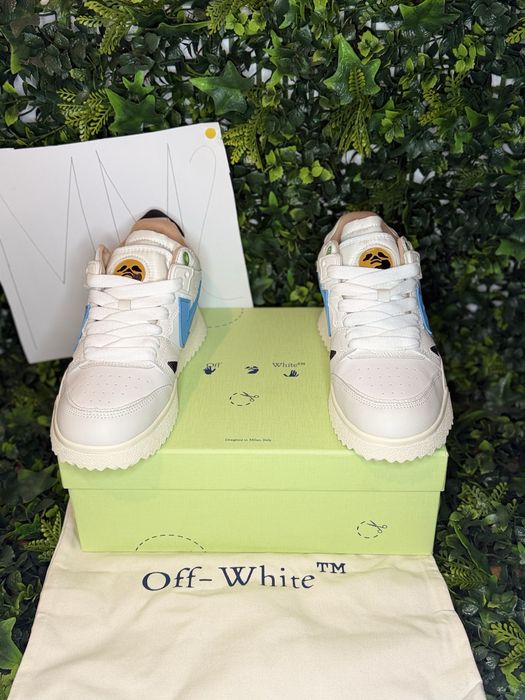 Adidasi/Sneakers Off-White SPONGE white and blue  | dustbag | MM2