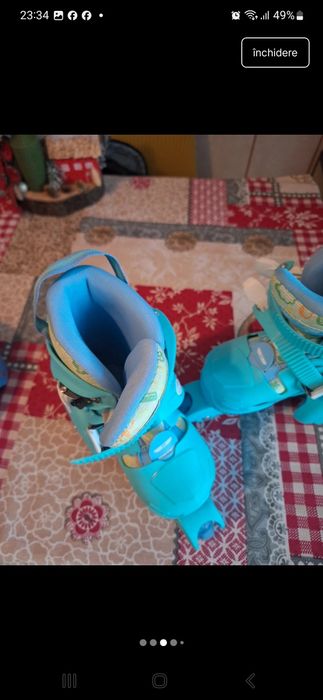 Vand role copii, turcoz, nepurtate