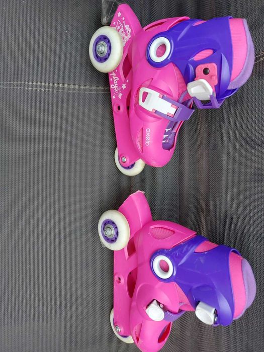 Role reglabile OXELO Play3 Roz-Mov