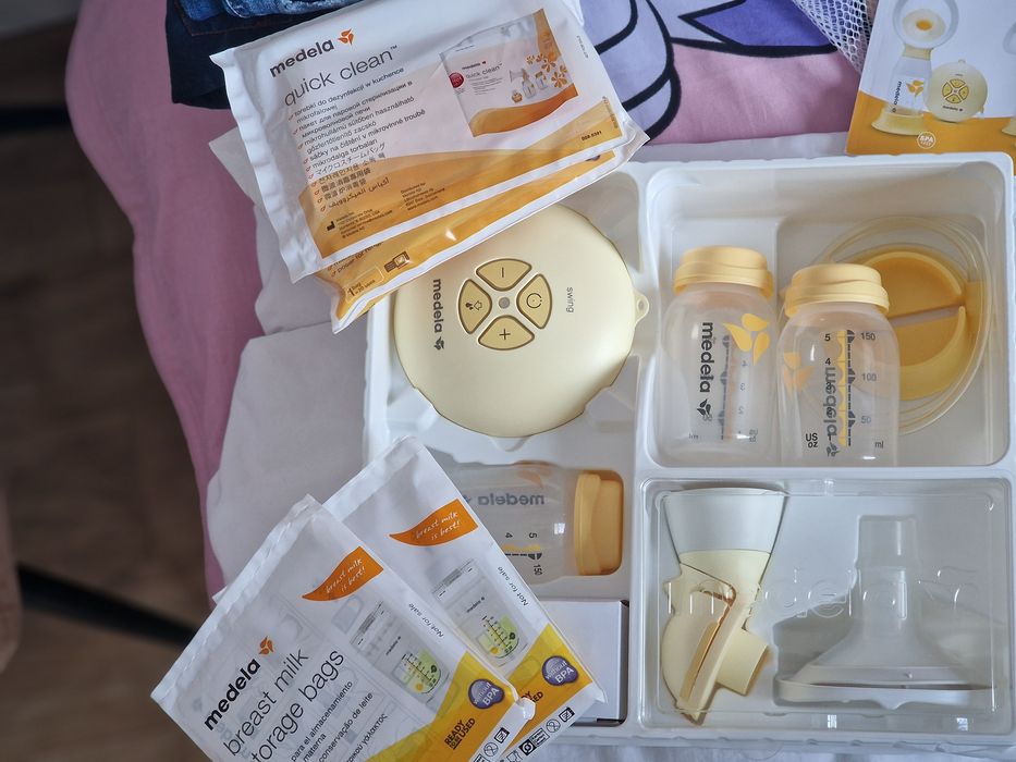 Medela Единична двуфазна електрическа помпа за кърма Swing Flex иконом