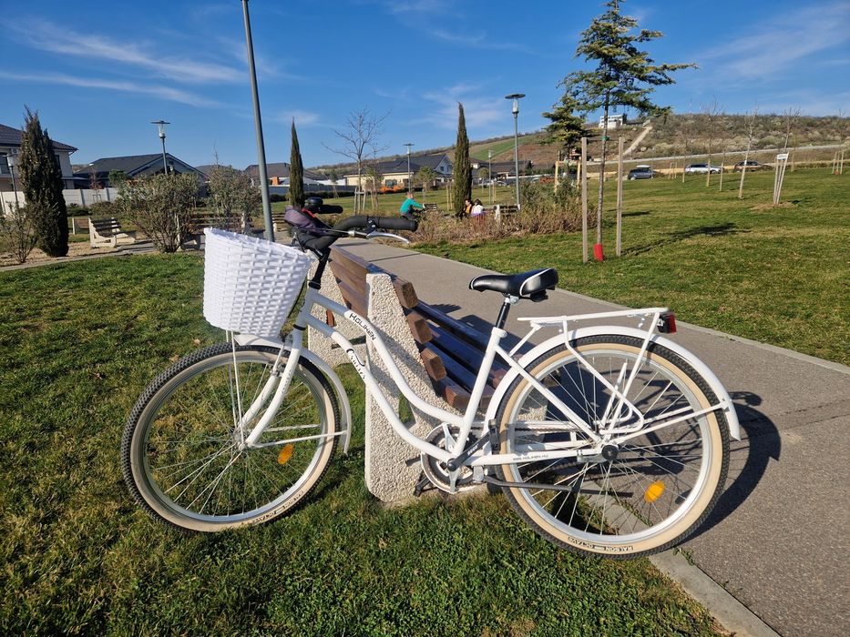 Bicicletă oraș Koliken Cruiser 26" cu coș – stare foarte bună