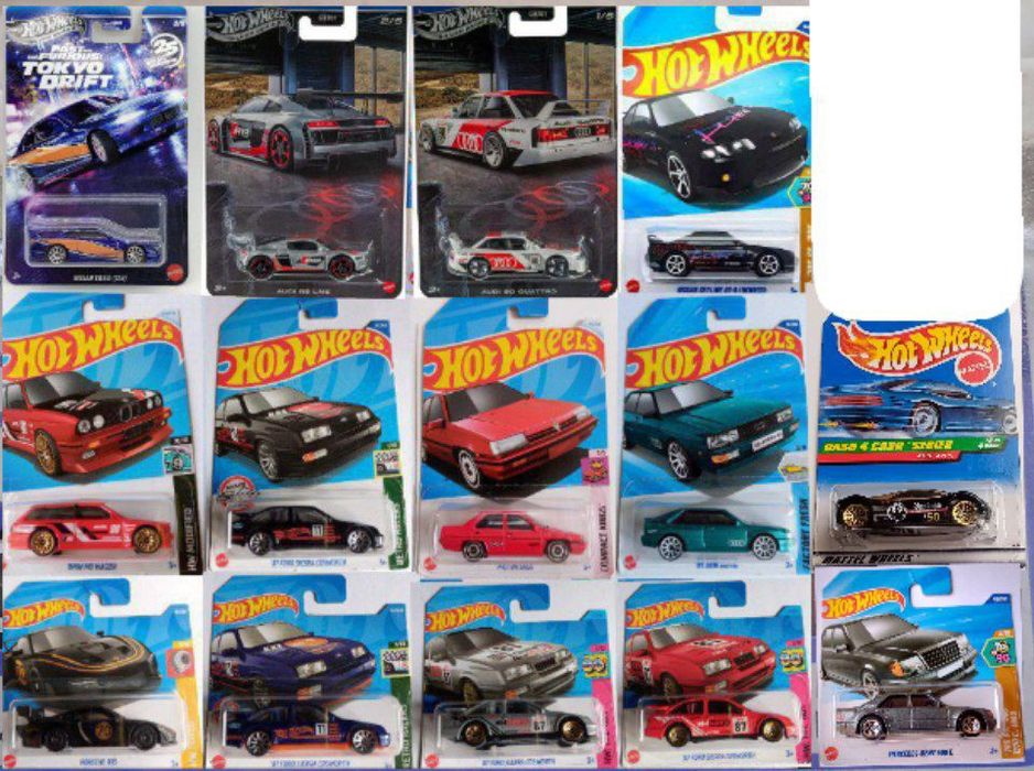34 модели автомобилей Hot Wheels