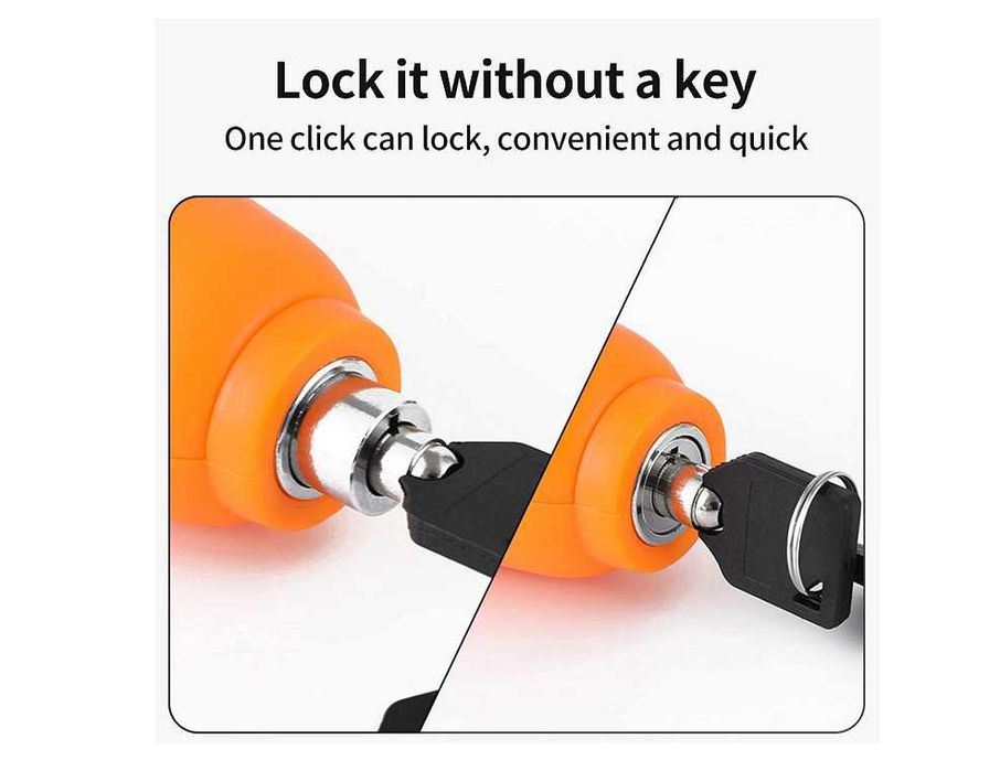 Заключващо устройство с аларма за колело, мотор, мотопед и др.