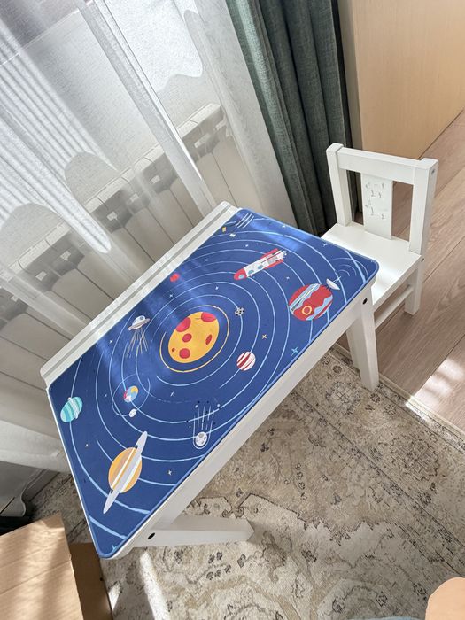 Детско бюро бяло 60х45