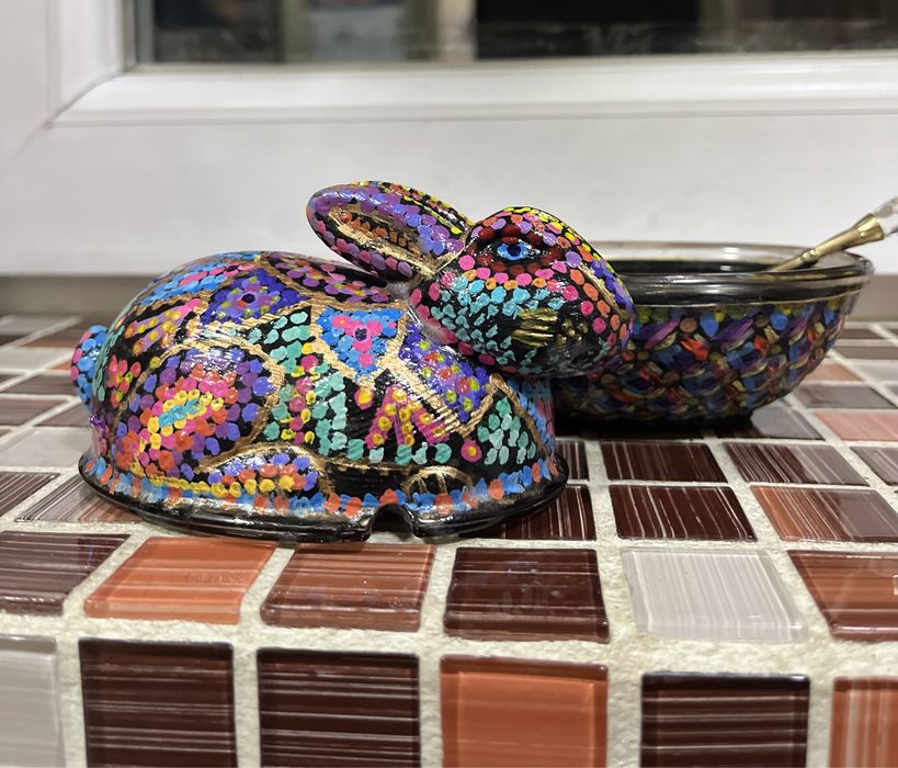 Вазочка с крышкой