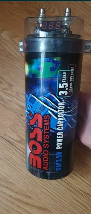 Statie auto condensator subwoofer cabluri