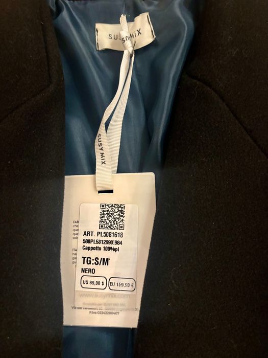 Дамско палто черно