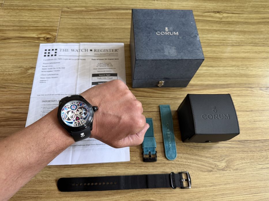 Corum Bubble Day Of The Death 47mm Limited Edition 88бр/Chronograph Titanium