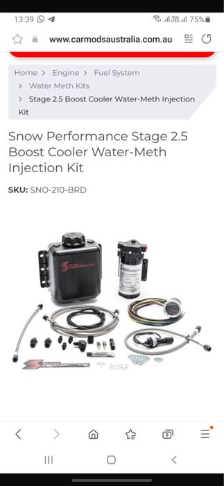 Snow Performance Stage 2.5 Boost Cooler Water-Meth Injection Kit