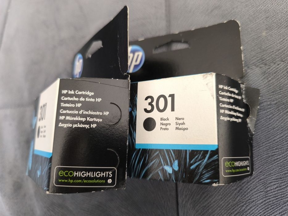 2 cartușe cerneală HP 301
