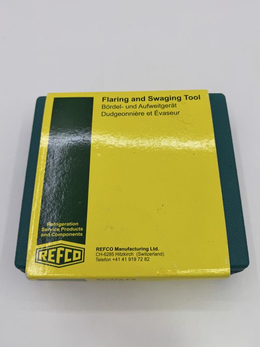 REFCO RF-275-FS Trusă Profesională Bercuit și Evazat Țevi Cupru Nouă Originală Elveția