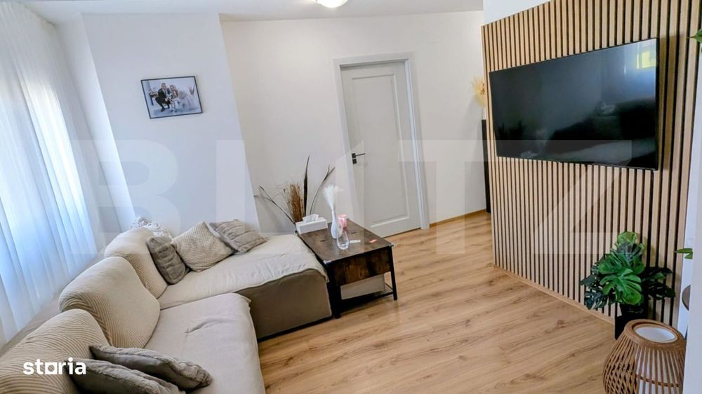 Apartament 3 camere, 58 mp, complet renovat mobilat, etaj 2 lift, zona