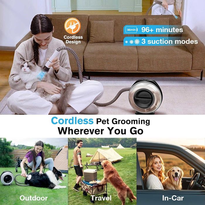 LIGIANT 7-в-1 многофункционален комплект за груминг на домашни любимци