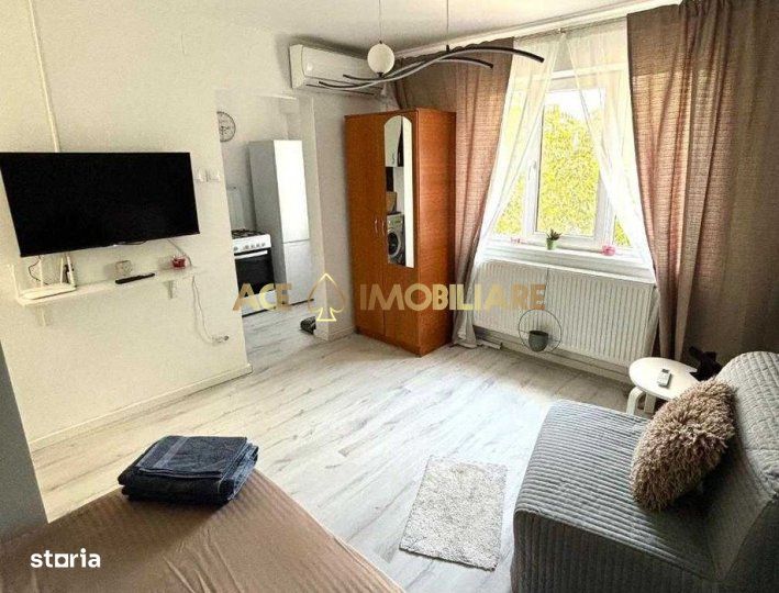 Garsoniera de inchiriat | Teiul Doamnei | Pet Friendly | Mobilat & Uti