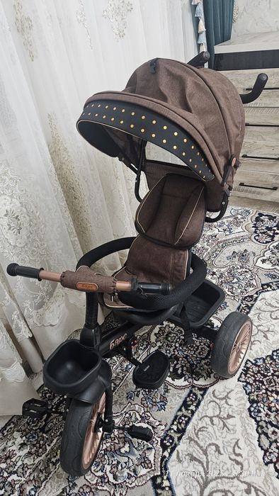 Детская велосипед-коляска