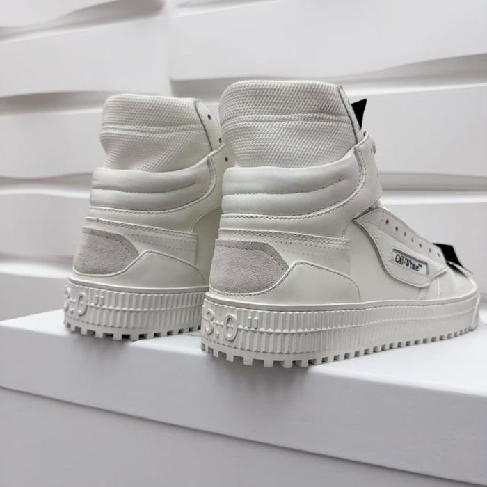 Off-White 3.0 Off Court High-Top Sneakers – White/Black Tag