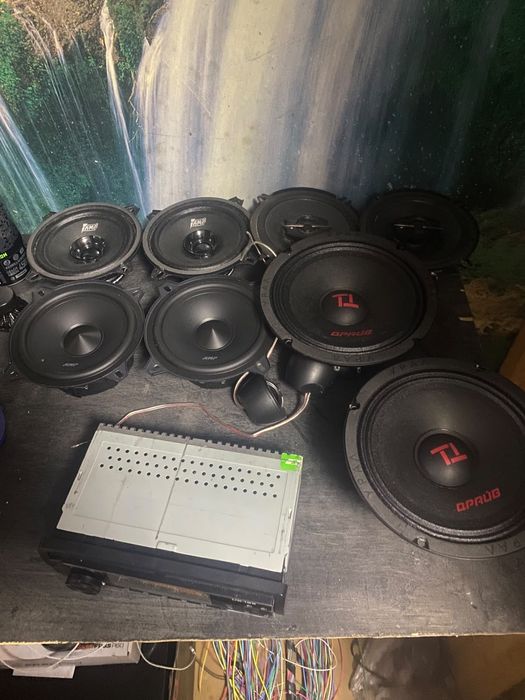 Продам 2 пары 13 динамиков амп