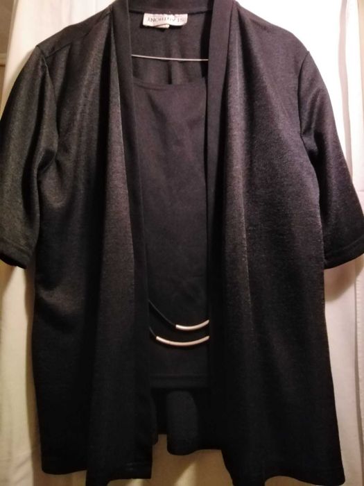 Blezer cu bluza din lurex