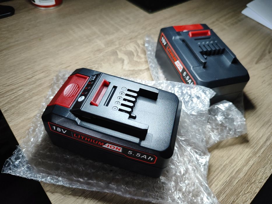 ПРОМО !  Einhell 2 бр Комплект 18 V 5.5 Ah акумулаторни батерии !