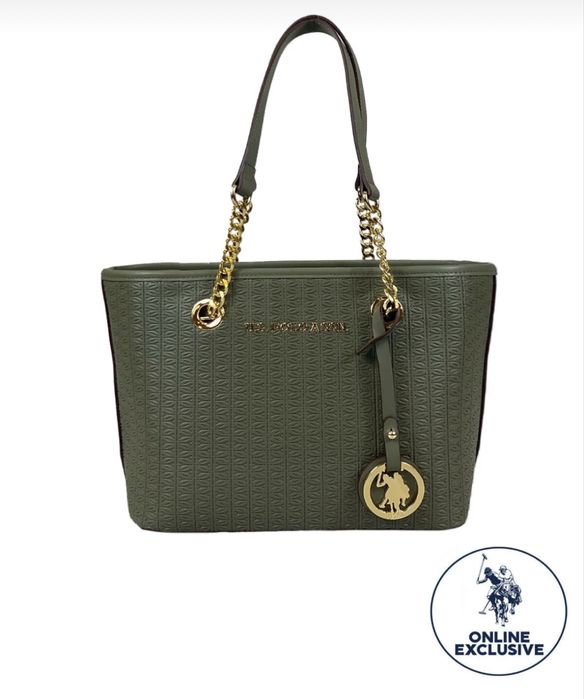 U.S. Polo Assn. Чанта през рамо зелена