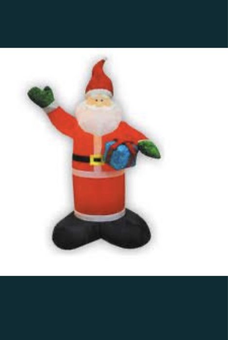 Надувной дед мороз и снегурочка новый год