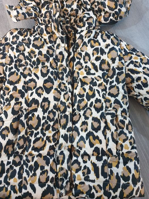 Geaca fetițe leopard