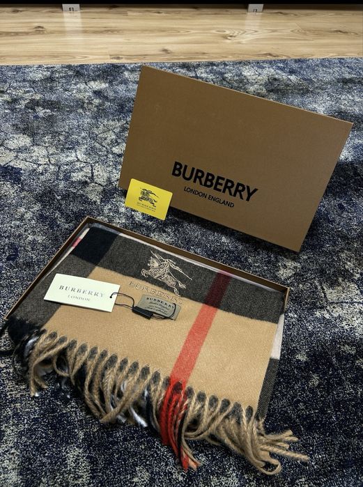 Esarfa Burberry 100% casmir