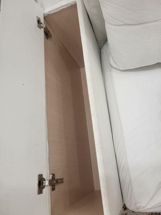 Диван раскладной евро белый