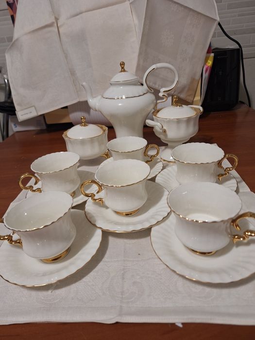 Set de ceai 9 piese  din portelan